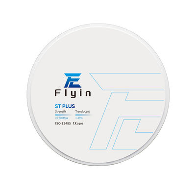 Flyin ST Plus ジルコニアディスク CAD CAM スーパー透明度 43% 偽歯/口腔材料の製造のための高品質