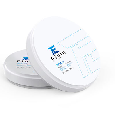 フライン CAD CAM 18mm ジルコニア ディスク 高透明 HT 98mm ホワイト 歯科用品